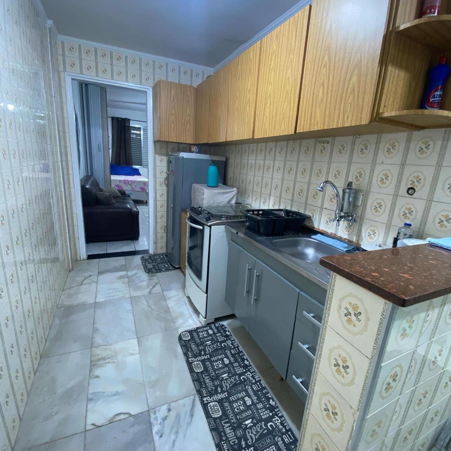 Apartamento Kitnet Pe Na Areia Praia Ocian Praia Grande  Buitenkant foto