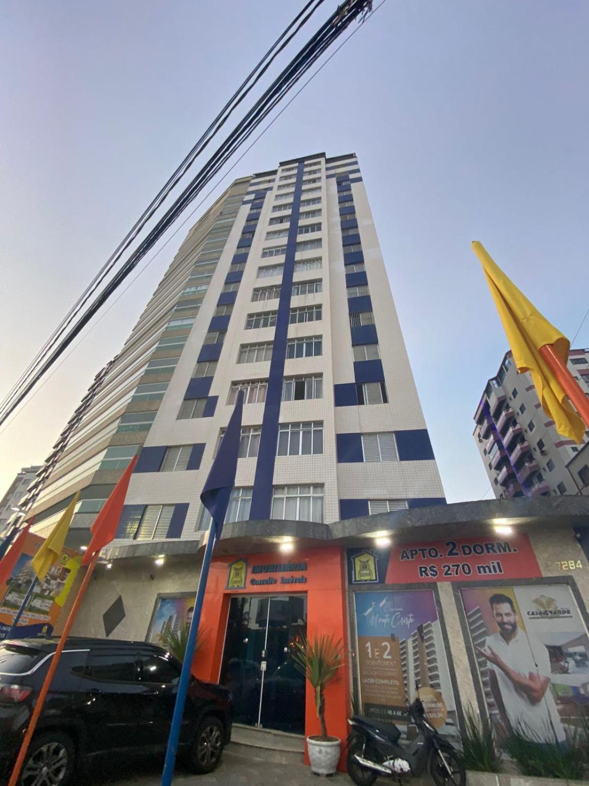 Apartamento Kitnet Pe Na Areia Praia Ocian Praia Grande  Buitenkant foto